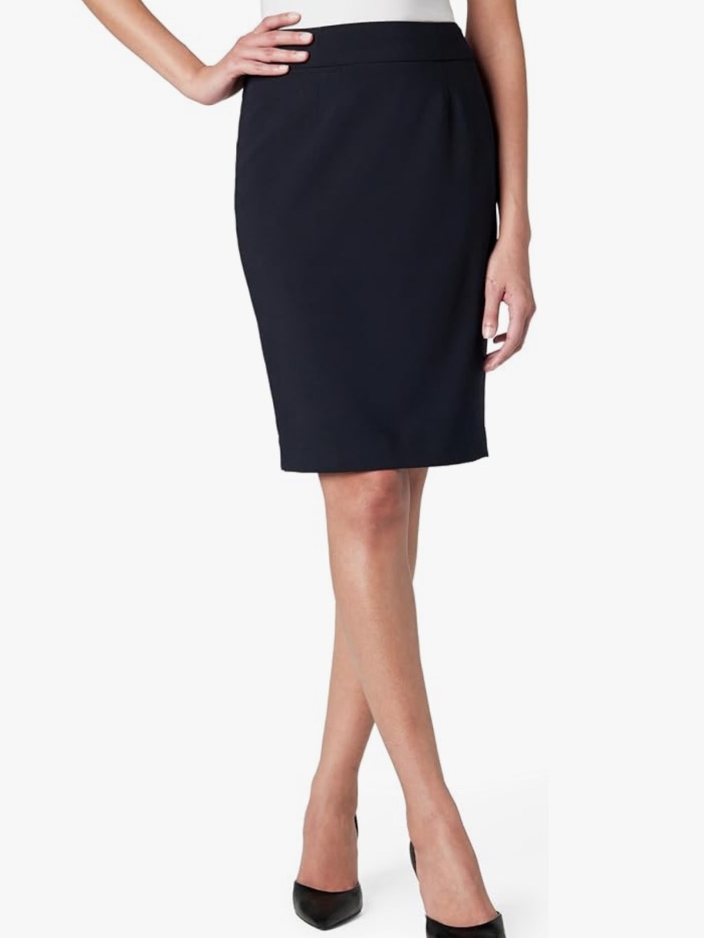Calvin Klein NEW Plus Sized Straight Lux Suit Skirt 18W